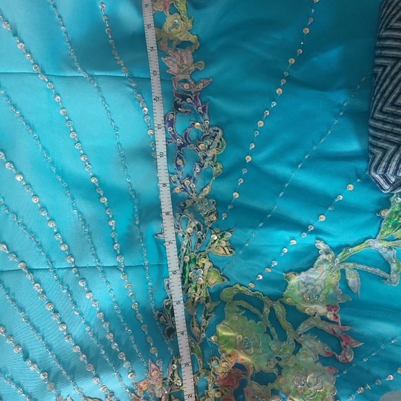 Aqua Blue Formal Gown - Picture 5 of 5